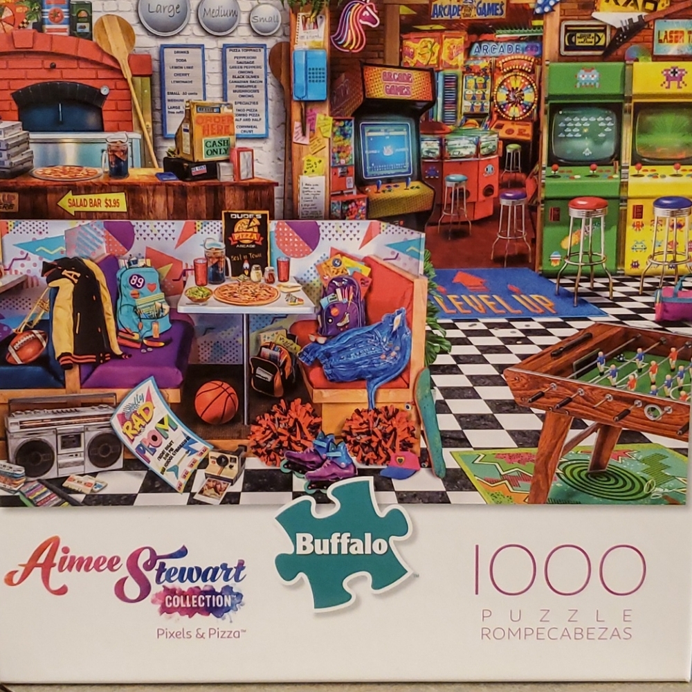 New - Aimee Stewart "Pixels & Pizza" Puzzle